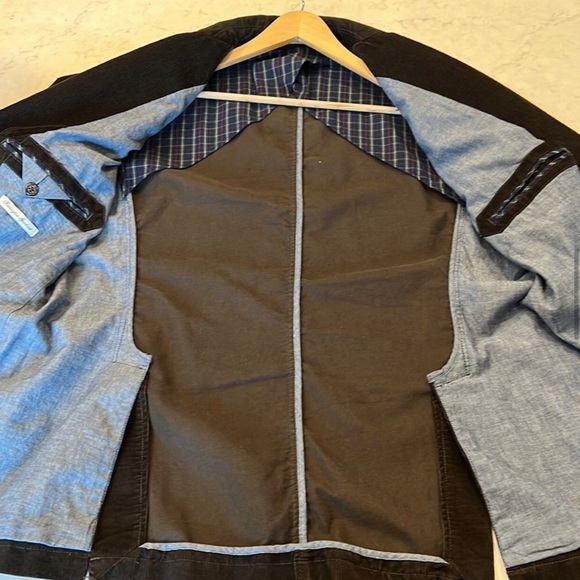 J CREW Men’s Brown Corduroy Sportcoat Size Large - Picture 9 of 10